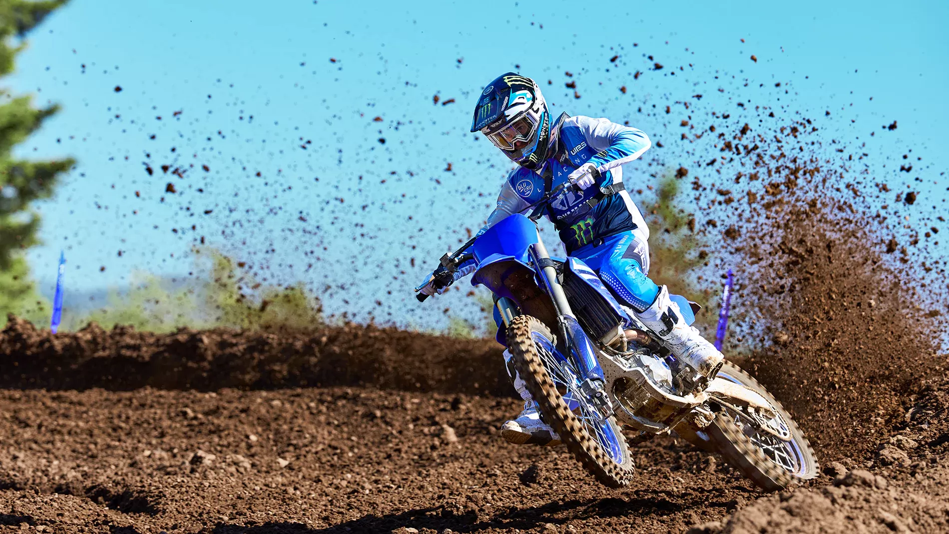 Yamaha 2025 Competition YZ450F Action 2