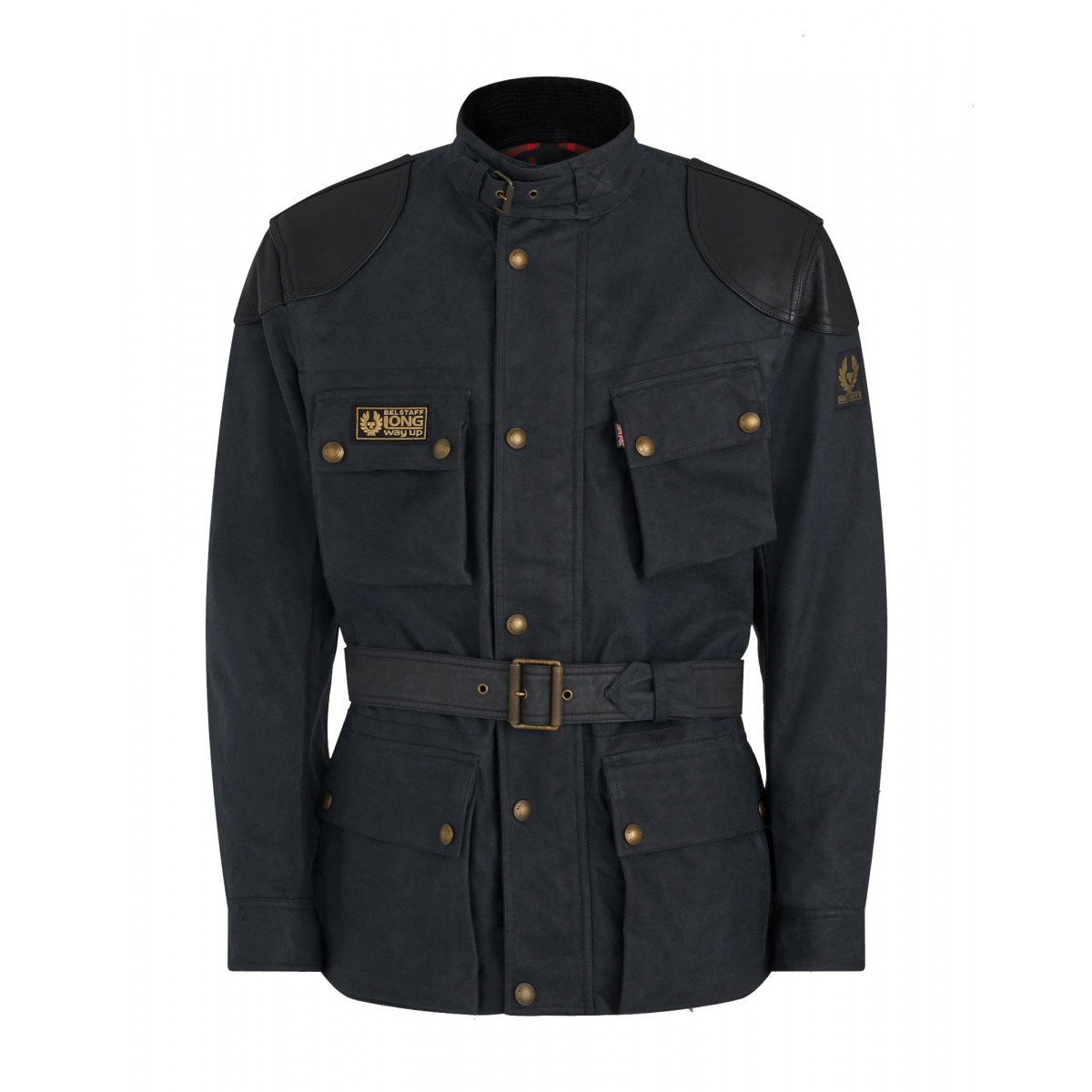 Belstaff Long Way Up Mcgregor Pro Jacket Wax Cotton Jacket Black